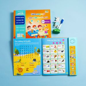 Sách nói song ngữ Anh Việt cho bé từ 2 tuổi trở lên - Sách âm thanh song ngữ cho bé