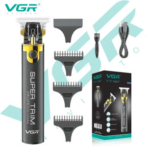 VGR 082 Hair Trimmer T9 Mens Electric Hair Clipper Professional Hair Cutting Machine T9 Metal Shell Barber Trimmer for Men