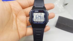 Jam Tangan CASIO Pria W800H / W-800H-1AVDF ORIGINAL Keren Branded 100M Water Resistant