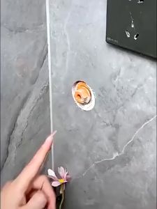 ตะขอติดผนัง ผนังหลุมตกแต่งหลุมครอบคลุมตะขอห้องน้ำ