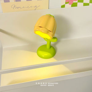 Magnetic Fridge Magnet Tulip Night Lamp Hole Board Whiteboard Decorative Lamp Creative Personalized Flower Table Lamp