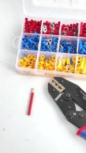 HS-03C Ratchet Crimping Pliers 0.5-6mm² 20-10 AWG Pre-insulated Terminal Crimper Professional Electric Hand Wire Crimp Tool