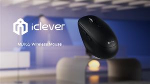 Wireless Mouse iClever MD165 Dual Mode Wireless Mouse Bluetooth Type-C Rechargeable Mouse 2.4G Wireless Computer Mice with USB Receiver 3 Device Connection for Windows 7/8/10 Mac iOS Android
