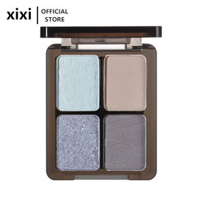 Xixi Makeup Eye Shadow Powder Lust And Wild Four Colour Eyeshadow Palette Earthy Pink Matte Beginner Student Party Retouching Eyeshadow