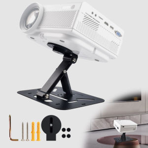 ขาตั้งโปรเจคเตอร์แบบพับได้ติดตั้งบนเพดาน 180 °   สกรูปรับอเนกประสงค์ 1/4"สำหรับโปรเจคเตอร์ขนาดเล็กส่วนใหญ่