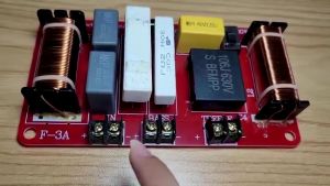 Mạch phân tần 2 loa WEAH F-3A công suất lớn 500w dùng cho 1 Bass 1 Treble | Phân tần 2way dùng cho loa sân khấu âm thanh gia đình hoặc loa kéo