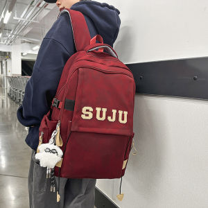 High Capacity Street Style Backpack for Men And Women with Computer Compartment Waterproof Nylon Material Casual Leisure Use