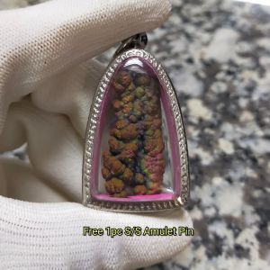 Pillar Leklai Pendant 柱料力泥吊坠 Leklai Amulet 马来西亚力泥 100% Natural Leklai Malaysia