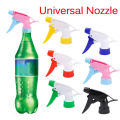 Universal Plastic Watering Nozzle Hand Button Spray Head Universal Bottles Sprayer Manual Flower Water Can Garden Plant Watering Tools. 