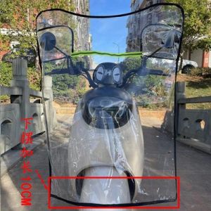 Khăn Chắn Gió Xe Máy Chống Mưa Trong Suốt Chống Gió Mùa Đông Mùa Hè Dùng Cho Xe Điện Xe Máy