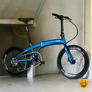 🔷 Bicycle Folding Bike Fnhon Tornado 22” Royale Blue • 𝗠𝗥𝗧/𝗕𝘂𝘀-𝗙𝗿𝗶𝗲𝗻𝗱𝗹𝘆 Shimano 9s 𝗙𝗿𝗲𝗲𝗯𝗶𝗲𝘀 Litepro 𝗟𝗶𝗴𝗵𝘁𝘄𝗲𝗶𝗴𝗵𝘁 Tern Birdy P40 Aluminium Foldable Bicycle Urban Commuter Foldie