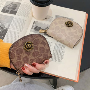 Túi Đựng Thẻ Nữ Cao Cấp Dung Tích Lớn Khóa Kéo Chống Từ Tính Nhiều Ngăn Đựng Giấy Tờ Lái Xe Thẻ Ngân Hàng