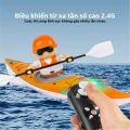 2.4G Điều Khiển Từ Xa Tàu Cao Tốc Chèo Thuyền Kayak Đua Tàu Cho Trẻ Em Trò Chơi Thi Đấu Ngoài Trời Nhựa Chống Thấm Nước Thuyền Chèo Quà Tặng. 