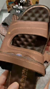 DEVOUE #051 - Sandal Tali Pria Sandal Slide Pria Kekinian Free Box