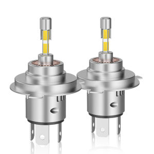 ความสว่างที่มีประสิทธิภาพสูง 70W 70000LM H7 H4 หลอดไฟ LED 6000K ทองแดงเสาไฟ LED รถ 1:1 Plug and Play