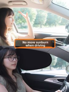 MONLEYTA | German Black Vinyl Static Absorption Car Sunshade Heat Insulation Sunscreen New 2025 Side Window Small Car Curtain Tool