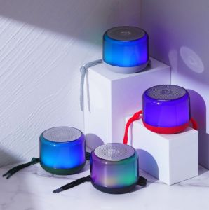 T&G TG363 TWS Portable Wireless Small Audio Bluetooth V5.3 Hi-Fi RGB Speaker with FM Radio /USB Function