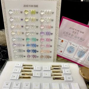 Set sơn gel ánh trai JIAO YAN SHE 24 màu ( tặng kèm bảng màu ) chất sơn đẹp và đặc bóng