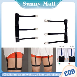 2pcs Suspender Kemeja Suspender For Men Shirt Holder Shirt Suspender Intactor Leg Suspenders Penahan Perapih Kemeja