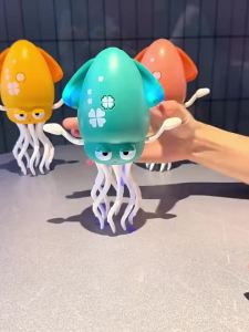 Dancing Squid Toy Pet Automatic Obstacle Avoidance Crawling Walking Electric Music Octopus with Light Music Toys Birthday Gifts