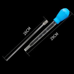 Aquarium Siphon Lengthen Pipettes Fish Tank Vacuum Cleaner Simple Cleaning Tool for Aquarium Water Changer 29cm 54cm 30ml 50ml