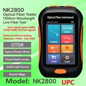 Mini OTDR NK2600 NK2800 5-IN-1 Active Fiber 1550nm Fiber Optic Reflectometer and VFL OLS OPM EventMap 20dB 60/80Km