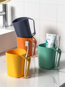 Simple Couple Toothbrushing Set Creative Spout Cup Family Home Use Oral Care Utensils Children Brushing Cups Y8631 Model