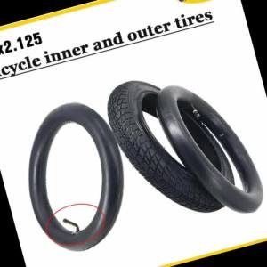 High Quality Inner and Outer Tires 12 Inches 12x2.125 Bicycle Scooter Baby Stroller Tire Inner Tube Outer Tire Replacement Part