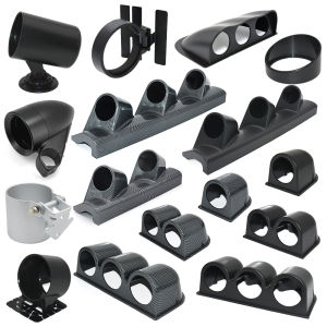 52mm/60/85mm Car Meters Holder Black Single Gauge Pod Double Triple Car Meters Left Right Drive Bracket for Universal Auto Meter