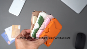 Ví Đựng Thẻ Từ Tính DUX DUCIS PAPO Series Magnetic Kiêm Chân Đế Điện Thoại Đựng 5 Thẻ Chống RFID