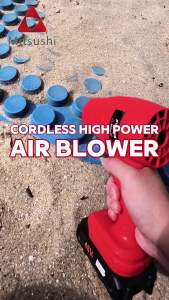 Mitsushi Cordless Air Blower Turbo Violent Fan 21V High-power Lithium Battery Storm Machine Handheld Car Dust Remo Cleaner Dust Collector Vacuum Cleaner