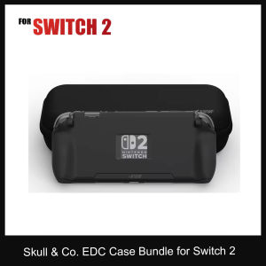 Savage Raven by Skull & Co. StandGrip Bundle EDC Case Portable Hard Shell Storage Bag Protective Case for Nintendo Switch 2 NS2