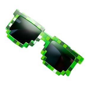 2025 New fashion Sun Glasses Hot Sale Sunglasses Creeper Glasses Novelty Mosaic Funny Goggles Boys Girls Pixel Eyewear ﻿
