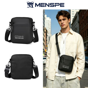 MENSPE Men’s Shoulder Bag Mini Cross Body Bag Casual Lightweight Small Bag Waterproof Leisure Street Bag Travel Bag Outdoor Riding Bag