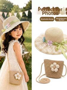 Girls Lace UV Protection Sun Hat