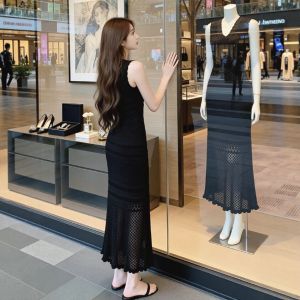 CHANGTONG | Stylish Fitted Sheath Black Dress