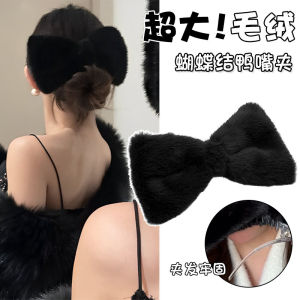 Winter Plush Super Large Bowknot Hair Clip Alligator Clip Hair Accessories Sweet Style Fresh out New Fashion Hairpins