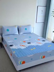ผ้าปูที่นอนเสริมใย ป้องกันไรฝุ่น พร้อมส่ง3.5ฟุต 5ฟุต6ฟุต