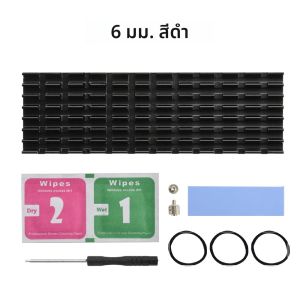 ฮีทซิงค์ระบายความร้อน SSD ขนาด 6 มม. 3 มม. สำหรับ M.2 พร้อมแผ่นระบายความร้อนสำหรับ M.2 NGFF 2280 PCI-E NVME แล็ปท็อปและพีซี