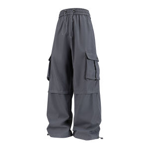 กางเกงขายาวกีฬาผู้หญิง แฟชั่นลำลอง ทรงหลวม สวมใส่สบาย ระบายอากาศได้ดี สีพื้น กางเกงวิ่ง กางเกงกีฬาลำลอง ฤดูใบไม้ผลิ ฤดูใบไม้ร่วง