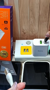 Củ Sạc Nhanh Hoco C80 Pd 20W + Qc3.0 2 Cổng Usb-A Và Type-C