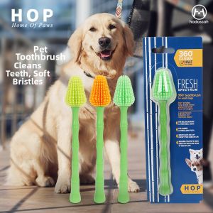 hadassah | 360-Degree Soft Bamboo Pet Toothbrush