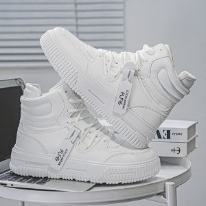 New Fashion Mens Sneakers Soft Comfortable Non Slip Wear Resistant Sole Daily Casual Men Shoes Preppy Winter Skate Ankle Boots