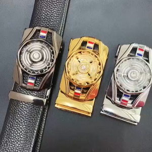 Thắt Lưng Nam Dây Nịt Nam Khóa Tự Động Chính Hiệu Luxury Korea Dây Da Bền Bỉ Bóng Đẹp Mặt Xoay Đính Đá Đẳng Cấp