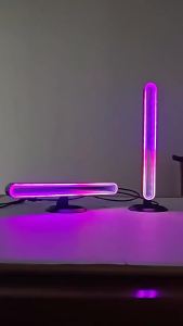 Tuya Buletooth RGB Atmosphere Light Bar Sound Pickup Lamp Music Sync Remote App Control Festival Gaming Room Live Mirror Light