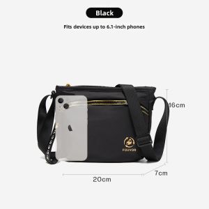 Fouvor | Oxford & Canvas Large Capacity Casual Crossbody Bag