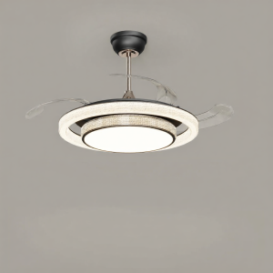 DGY | Vintage Elegant Glacier Invisible Ceiling Fan Light