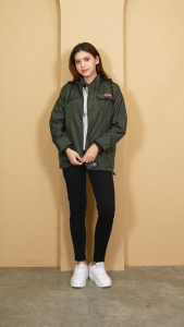 Jaket Wanita Parasut Taslan WP Jaket Casual Terbaru Jaket Windbreaker hoxer