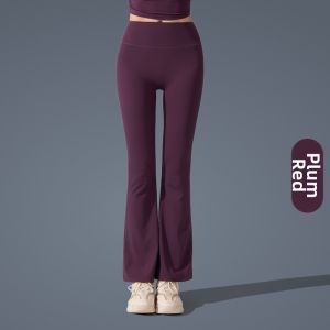 YANSE | Antibacterial Comfort Micro Flare Trousers High Waist