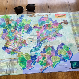 Bản đồ Tp. Hồ Chí Minh mới 2025 Size A1 và A2